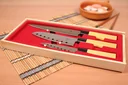 Messer-Set Asia im Holz-Etui, 3 Messer