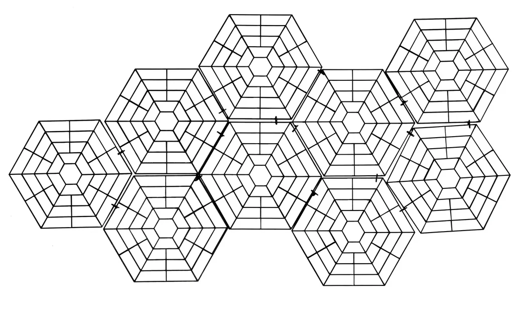 Vogelschutz-Teichgitter 20er Set