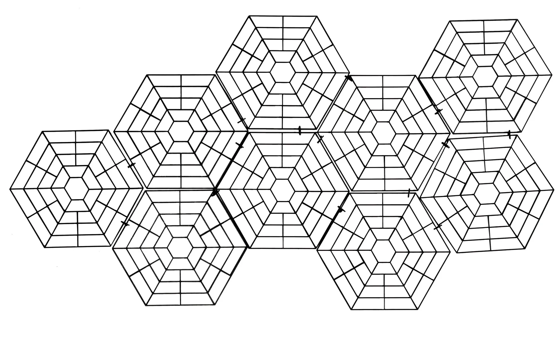 Vogelschutz-Teichgitter 20er Set