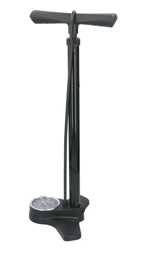 Fahrrad-Standpumpe mit Manometer