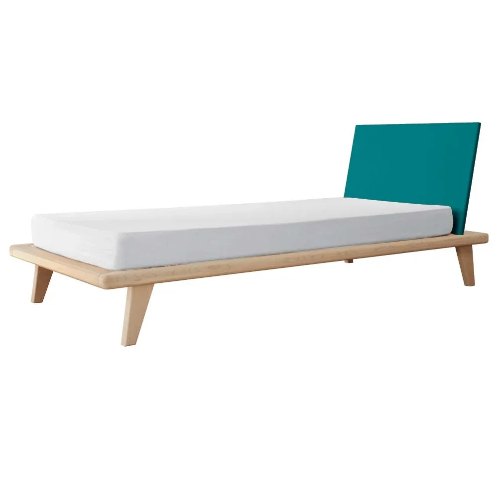 Laurette Kinderbett Zen 100 x 200, Farbe der Flächen: Bleue canard