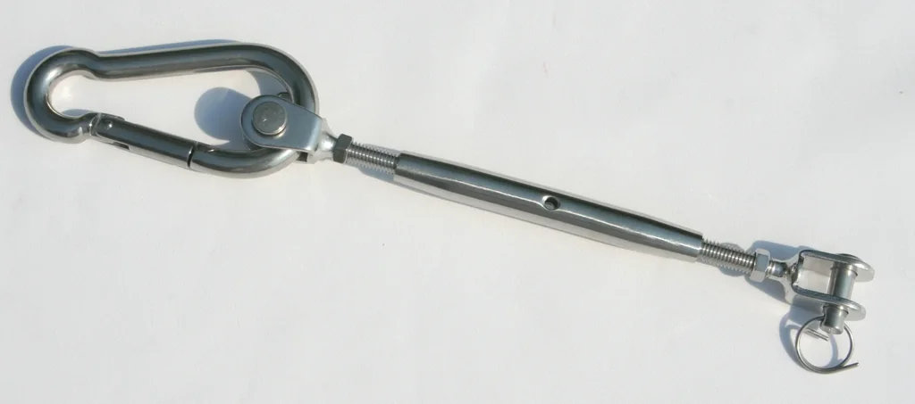 Karabinerhaken  4 mm Edelstahl A4