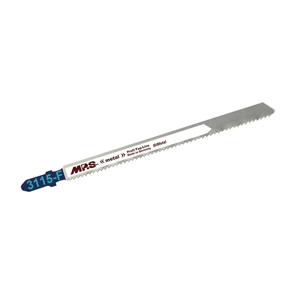 Bi-Metall-Stichsägeblatt gefräst und gewellt, GL 130/ VL 110 mm, ZT 2,0 mm/ 12TPI, 5er Pack