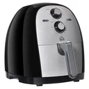 Luftfritteuse Frittierkorb 5L 1700W Heißluftfritteuse zum Frittieren Grillen Braten Backen ohne Fett PP Aluminium Silber