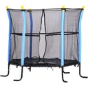 Trampolin Kinder Gartentrampolin mit Sicherheitsnetz Randabdeckung Ø155cm bis 60kg