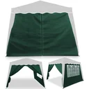 2x Seitenwand Faltpavillon Capri grün 3x3m