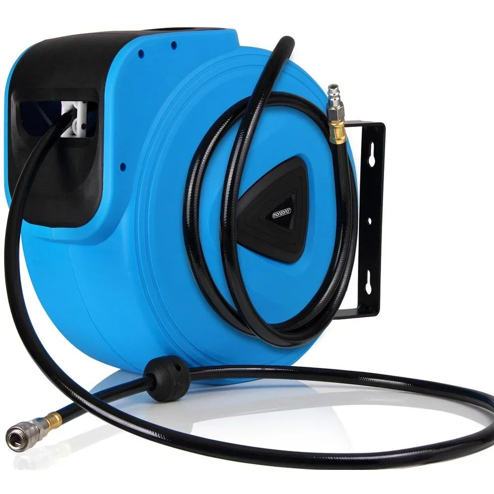 Druckluftschlauchaufroller 30m Schnellkupplung 1/4