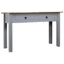 Wandtisch Panama Range 110x40x72 cm Kiefer massiv grau