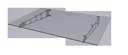 Edelstahlvordach HD/LT 140 klar, 140 x 90 x 16 cm, Edelstahl, Verbundsicherheitsglas (VSG) 8mm klar
