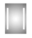 Badezimmerspiegel mit Beleuchtung, "Horizon" - 50 x 70 cm - Lichtfarbe neutral weiß