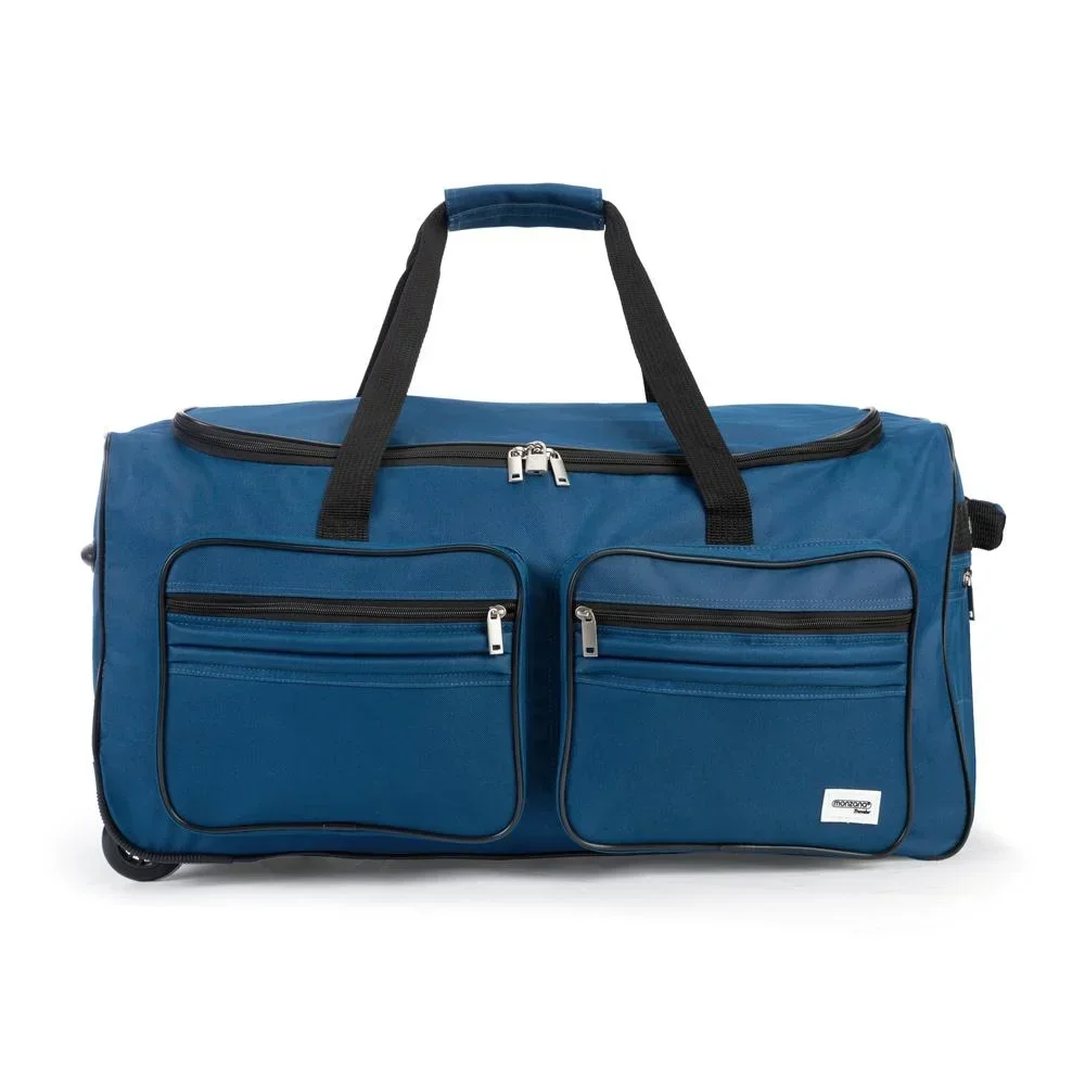 Reisetasche mit Rädern Blau 85 Liter