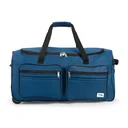 Reisetasche mit Rädern Blau 85 Liter