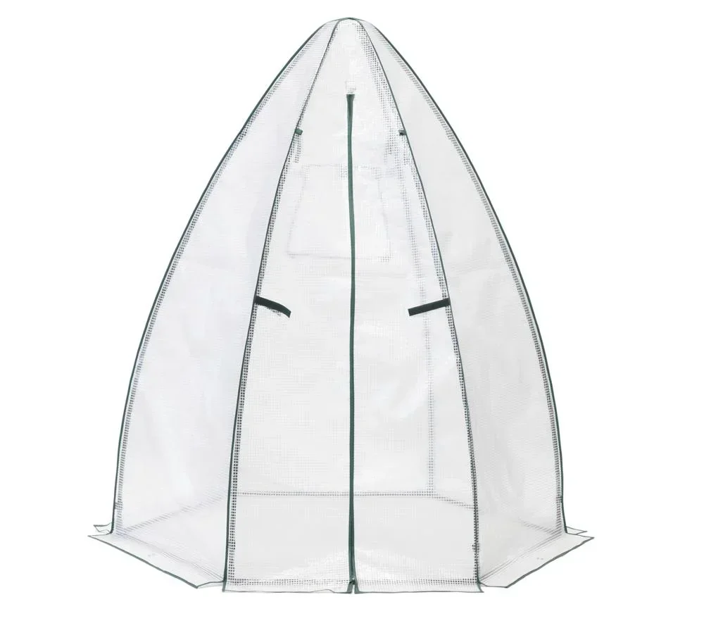 Zelt Winterzelt 160x160x183 cm Weiß