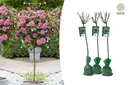 Blumenset mit 3 XXL-Rosen in Rosa 120-140 cm