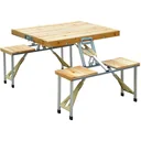 Holz Campingtisch Klapptisch Picknick Bank Esstisch