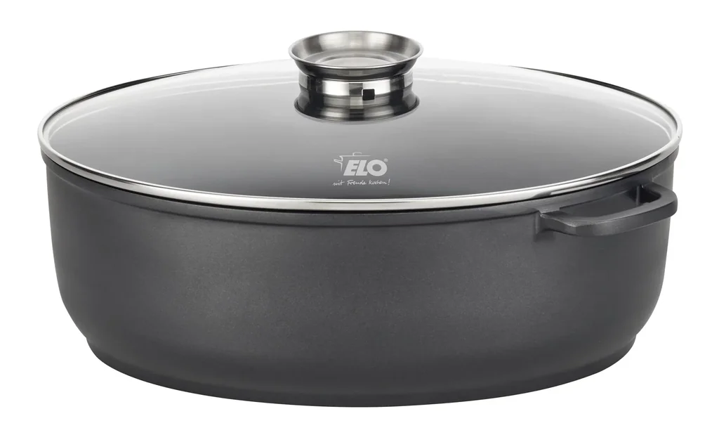 Bräter, oval, 38 cm Alucast