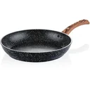 Bratpfanne Ø30 cm (12.5") Schwarzer Marmor Holz