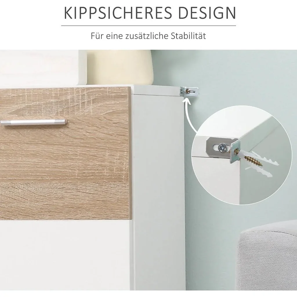 Badezimmerschrank Spiegelschrank Schminkspiegel wasserdicht weißer Lack MDF Platte Holz einfaches Design