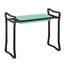 Kniebank für Gartenarbeit Klappbarer Gartenhocker Gartenbank Kniehilfe bis 150 kg EVA-Schaumstoff Stahl Dunkelgrün 58 x