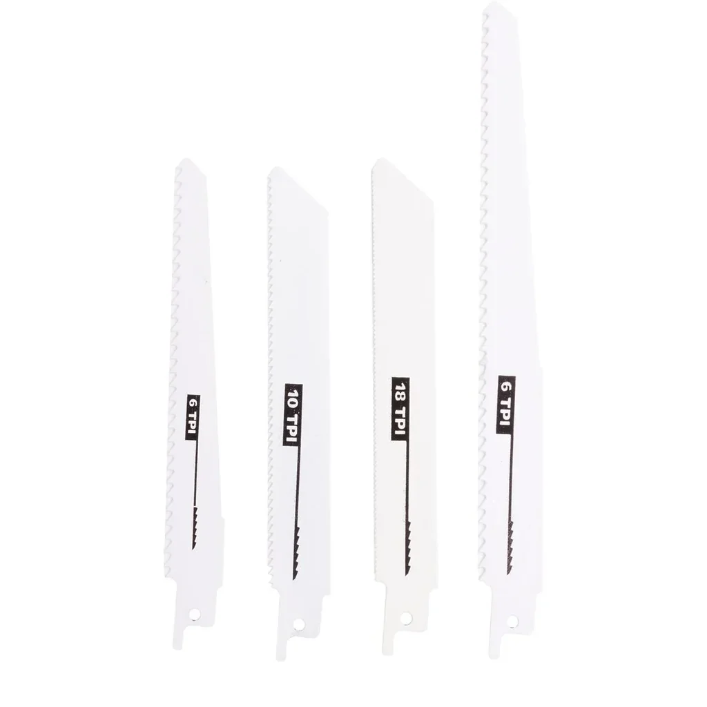 Säbelsägeblätter 4 Stück - 3x 150 mm, und 1x 200 mm - 6, 10 und 18 TPI
