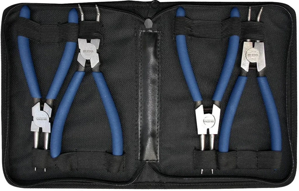 Sicherungsringzangensatz, 150 mm, 4 -teilig