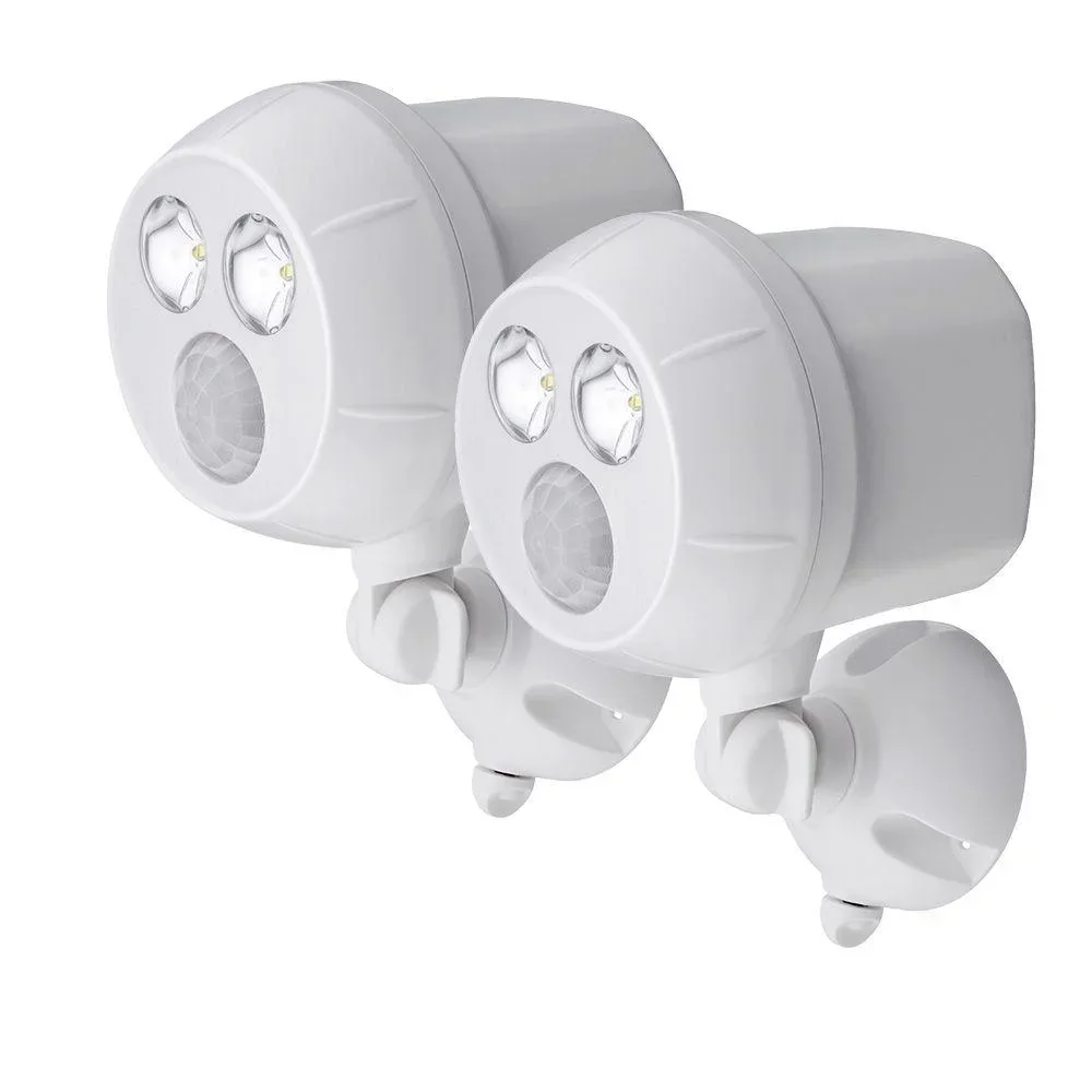 LED Scheinwerfer MB380 mit Bewegungsmelder 2er Pack weiß 400 Lumen IP66