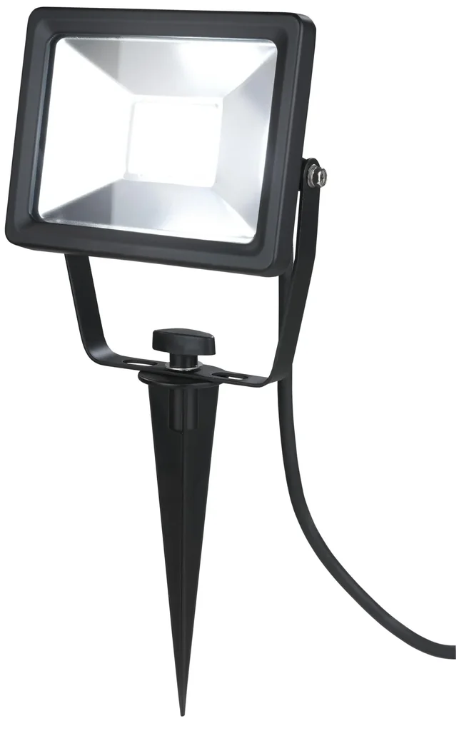 LED Flutlicht mit Erdspieß, 20 Watt