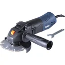 AGM1086 Winkelschleifer 500W - 115mm - Elektronische wiederanlaufschutz - Soft griff - Mit Seitenhandgriff und Schrauben