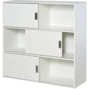 Bücherschrank, weiß