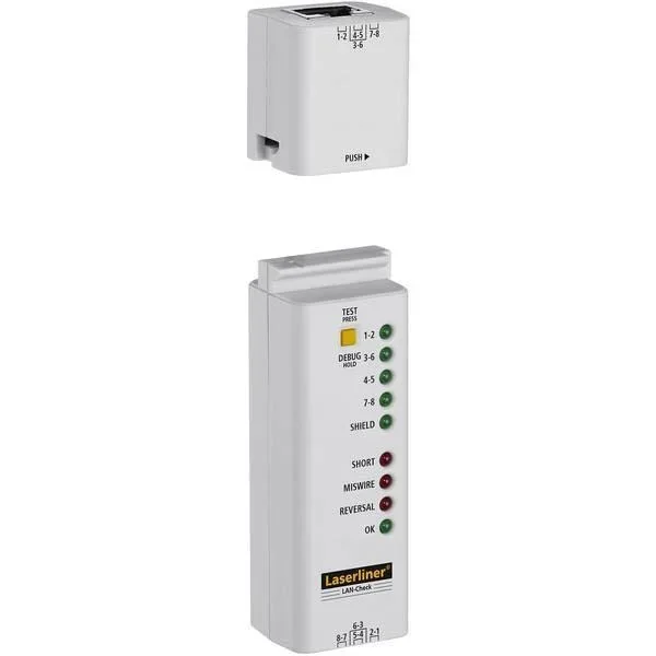 Kompakter LAN-Kabel-/Verbindungs-Tester