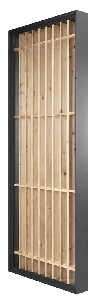 Seitenteil Bs Timber-Line 220 x 90 x 12,5 cm Anthrazit