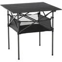 Campingtisch aus Aluminium faltbar Klapptisch Falttisch mit Netztasche tragbarer Picknicktisch für Camping Garten Party