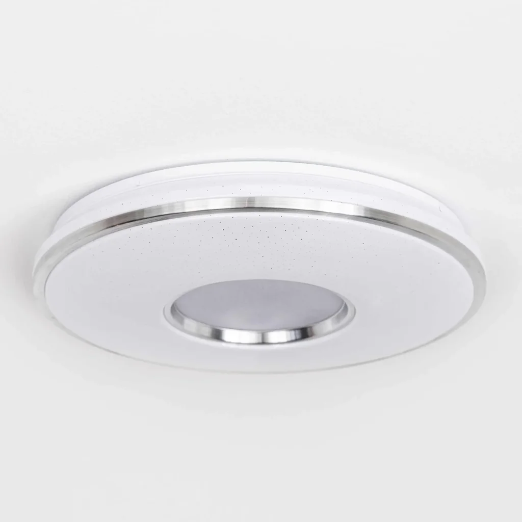 LED Glitzer-/ Sternenleuchte SHINING SILVERSTAR 24W mit 4 Stufen DIM Ø 490 mm