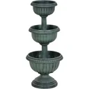 Blumenständer 3-teilig, grün