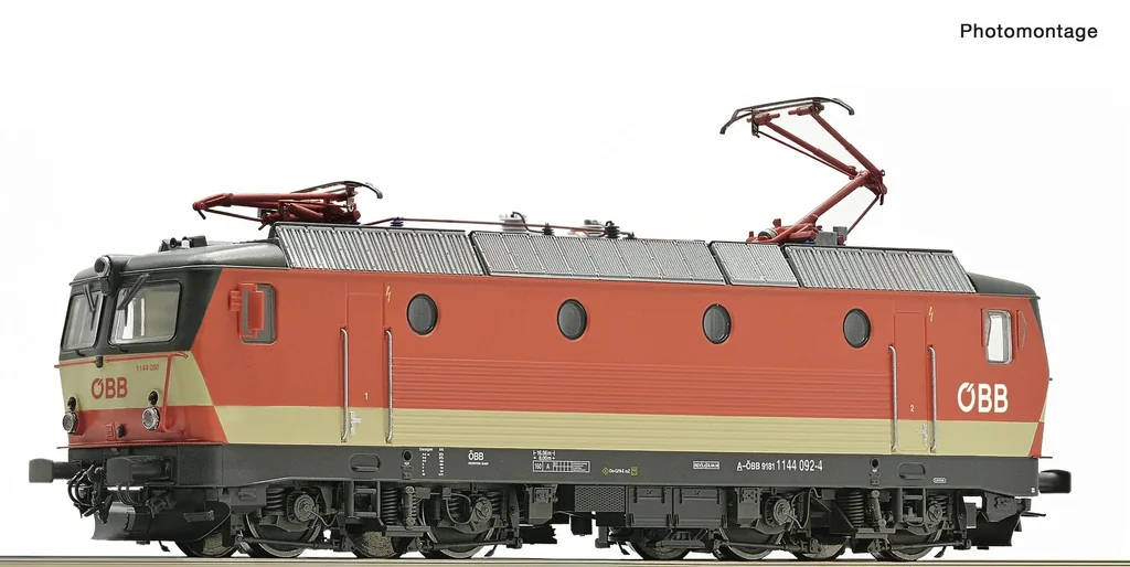 Elektrolokomotive 1144 092 der Österreichischen Bundesbahnen, H0, AC