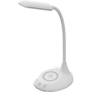 VT-7705 Tischleuchte / Schreibtischleuchte mit drahtlosem QI-Ladegerät - weiß