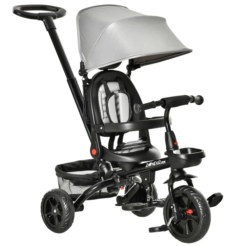 4-in-1 Kinderdreirad Kinderwagen