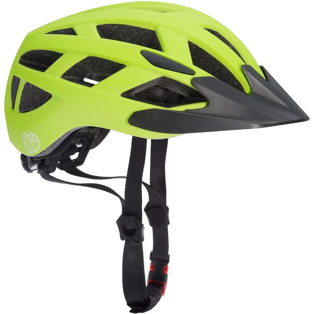 Kinderhelm grün-schwarz Größe M