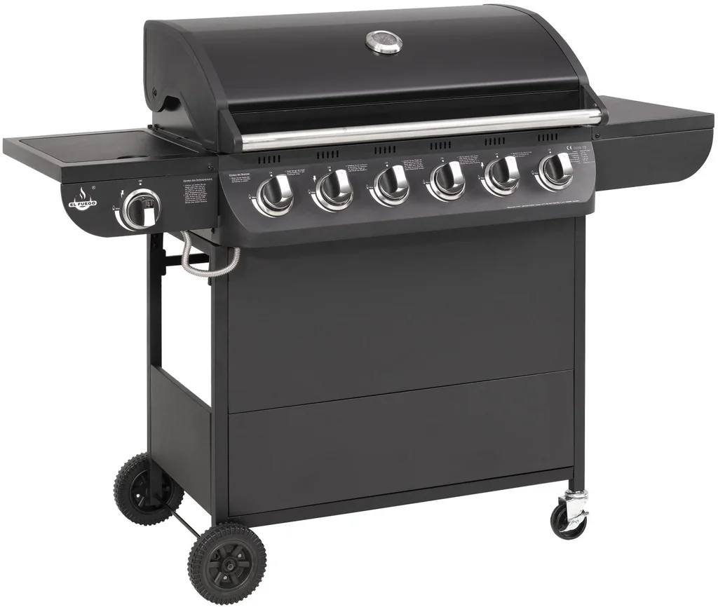 Gasgrill "Columbus" 6 Hauptbrenner + 1 Seitenbrenner