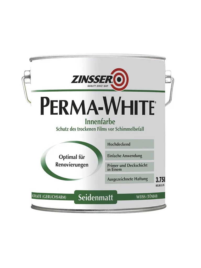 Schimmel Perma-White 1 L hochwertiger Innenanstrich zur Vorbeugung