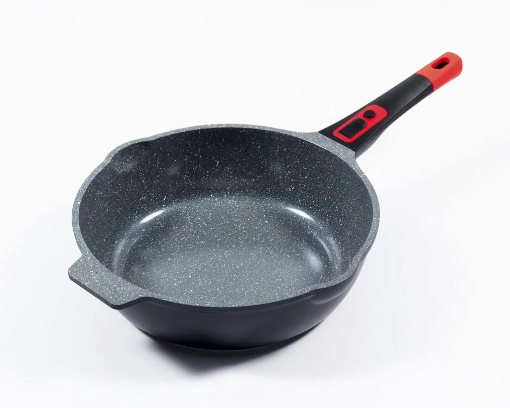Bratpfanne "Click-Grip", Aluguss, abnehmbarer Griff, 28 cm