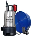 Schmutzwasser Tauchpumpe Edelstahl Maxima 250 PX mit 10 m Ablaufschlauch 32 mm, bis 14.500 l/h Fördermenge