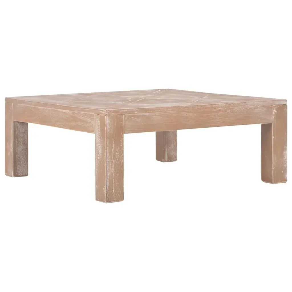 Couchtisch 70x70x28 cm Kiefer massiv