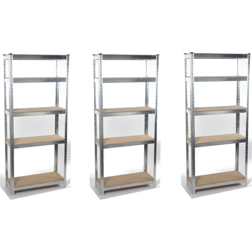 3x Ablagefläche 5 Böden 172 x 75 x 30 cm