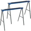 Metallböcke, 2er-Pack. 125 kg