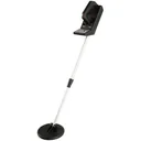Einsteiger-Metalldetektor mit wasserdichter 16 cm Suchspule, Suchtiefe bis 12 cm, Analoganzeige, einstellbare Empfindlichkeit, Kopfhöreranschluss