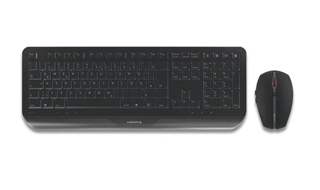 Kabelloses Tastatur-Maus-Set GENTIX DESKTOP schwarz