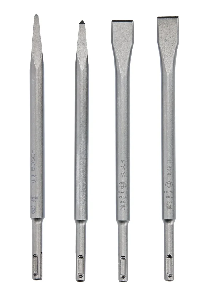 Meißelset 4-teilig Standard 250 SDS-plus