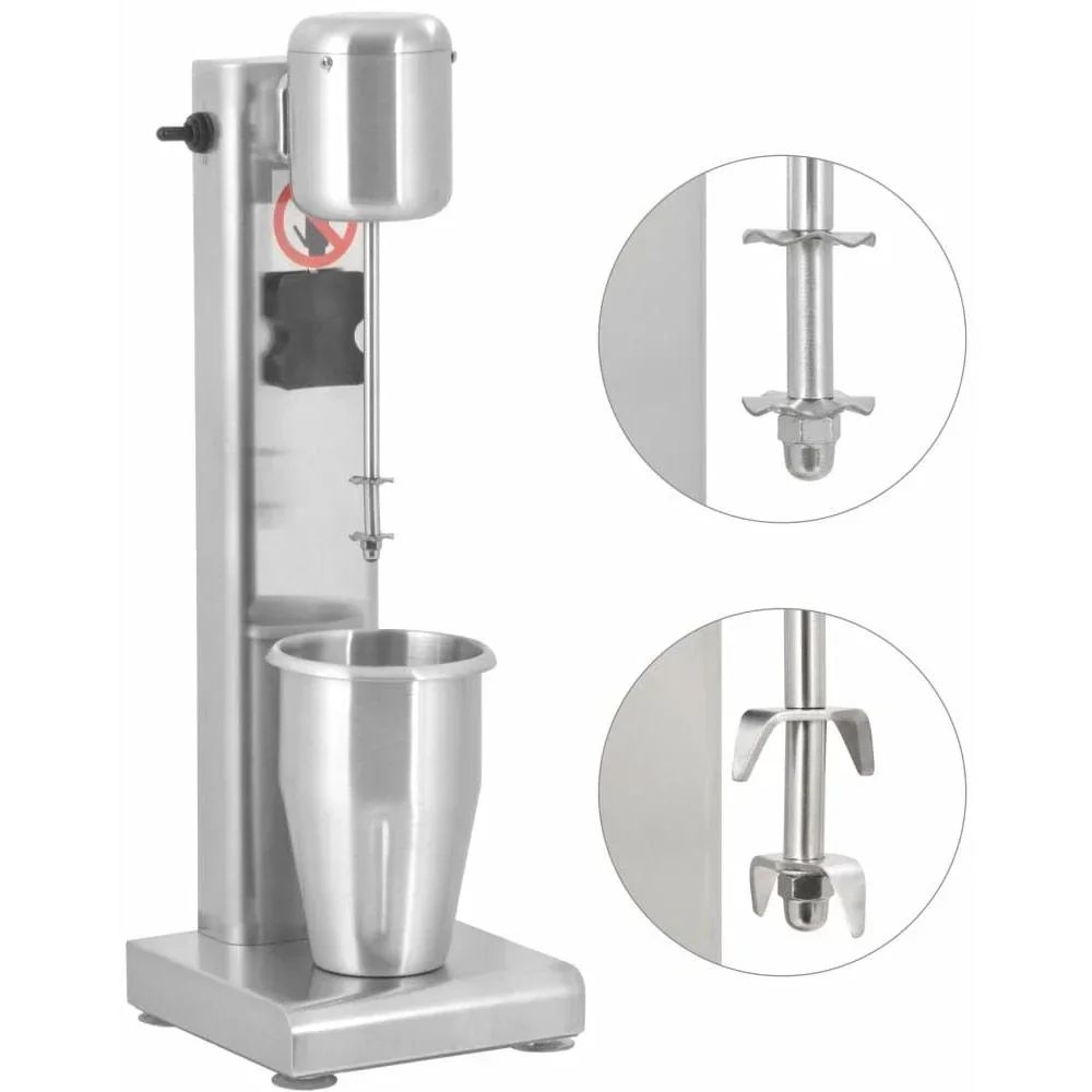 Milchshakemixer 1 L aus Edelstahl