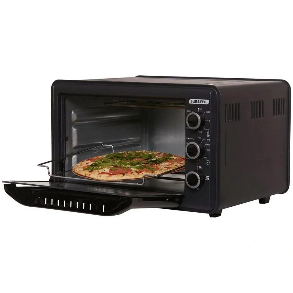 Elektrobackofen - 1500W - 35L - Schwarz